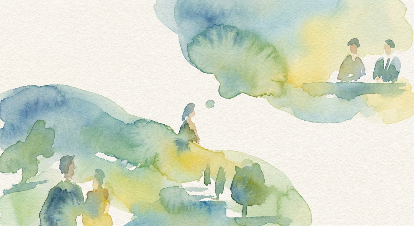 Illustration for The Hidden Conversations: How Lost Women Artists Speak Across Centuries